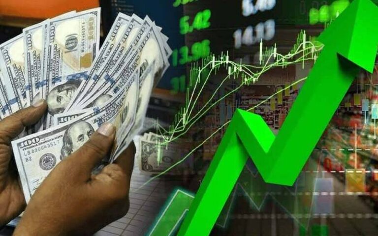 اسٹاک مارکیٹ میں زبردست تیزی ، ڈالر کی قیمت مزید گر گئی