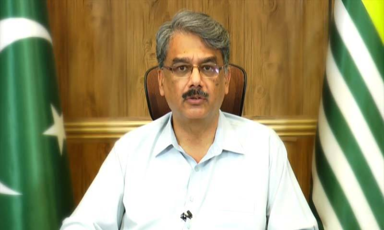 وزیراعظم آزاد کشمیر چودھری انوار الحق کے خلاف تحریک عدم اعتماد جمع