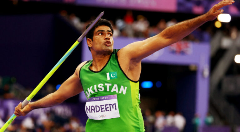 ارشد ندیم نے اسلامک سالیڈیریٹی گیمز میں جیولن تھرو کا گولڈ میڈل جیت لیا