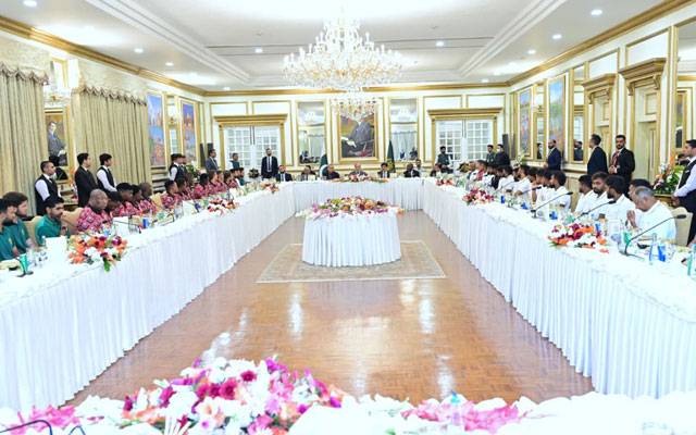 وزیراعظم ہاؤس میں پاکستان،سری لنکا اور زمبابوے کی ٹیموں کے اعزاز میں ظہرانہ