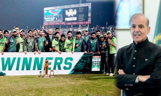 وزیرِ اعظم  کی قومی کرکٹ ٹیم کو جنوبی افریقہ کے خلاف ون ڈے سیریز جیتنے پر مبارکباد