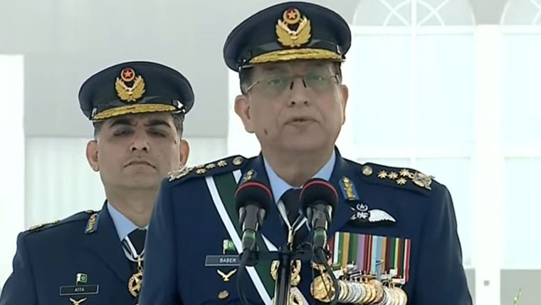 پاک فضائیہ کی رسالپوراصغر خان اکیڈمی میں کیڈٹس کی پروقار گریجویشن پریڈ