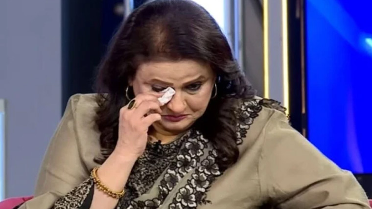 اداکارہ رابعہ عابد ایک بار پھراپنے مرحوم شوہر کی یاد میں آبدیدہ