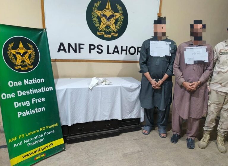 اے این ایف کا ملک بھر میں منشیات اسمگلنگ کے خلاف کریک ڈاؤن، 4 ملزمان گرفتار