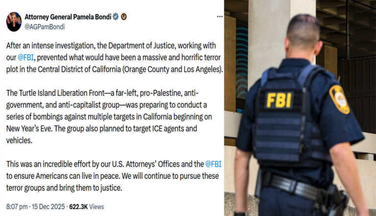 ایف بی آئی نے کیلیفورنیا میں دہشتگرد حملے کا بڑا منصوبہ ناکام بنا دیا