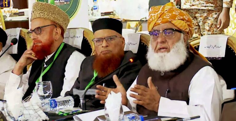 شریعت کا نفاذ، سود کا خاتمہ ، قومی خودمختاری، افغانستان کو مفسد گروہوں کو باز رکھے، مجلس اتحادِ امت کا اعلامیہ