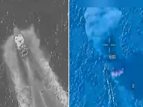 امریکا کا بحرالکاہل پر 3 کشتیوں پر حملہ؛ 8 ہلاکتیں؛ ہولناک ویڈیو وائرل