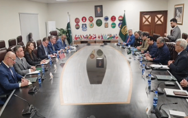 پاک امریکہ سکیورٹی تعاون پر محسن نقوی کی امریکی وفد سے ملاقات