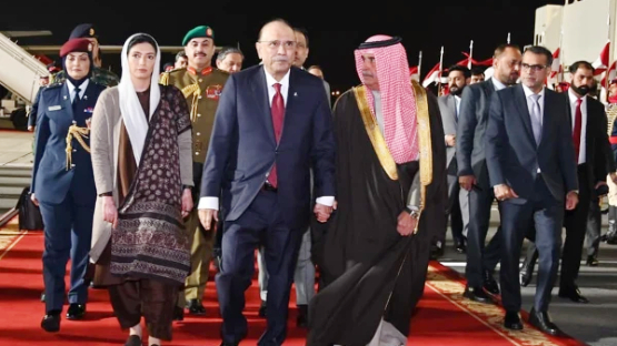 صدر آصف علی زرداری بحرین کے چار روزہ دورے پر منامہ پہنچ گئے