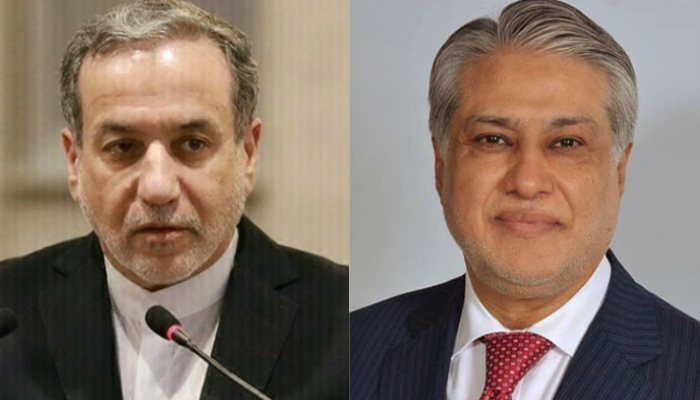 اسحاق ڈار کا عباس عراقچی کو فون، ایران کی موجودہ صورتحال پر تبادلہ خیال