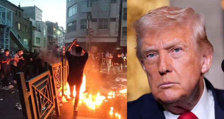 ہم ایران میں مظاہرین کی مدد کے لیے تیار ہیں ، صدر ٹرمپ کا سوشل میڈیا پر پیغام