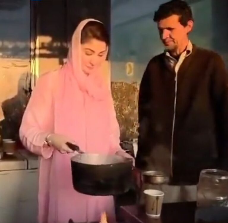وزیراعلیٰ مریم نوازکی مری ایکسپریس وے پر ڈھابے پرچائے بنانے کی ویڈیو وائرل