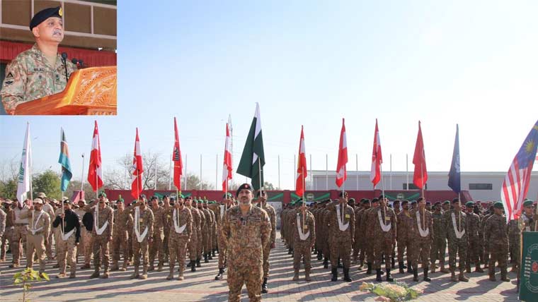 9ویں بین الاقوامی پاکستان آرمی ٹیم اسپرٹ مقابلوں کی افتتاحی تقریب
