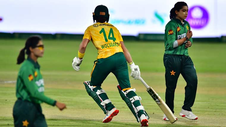 پہلا ٹی ٹوئنٹی، پاکستان ویمن ٹیم کو جنوبی افریقہ کے ہاتھوں شکست کا سامنا