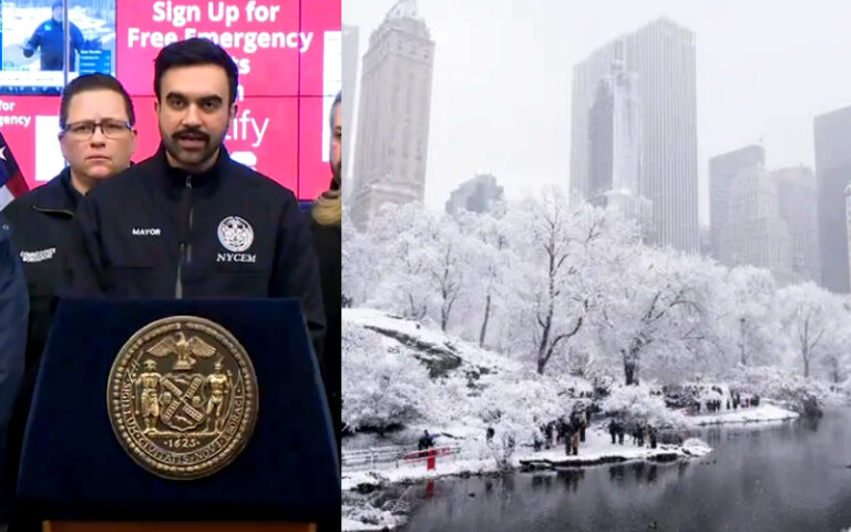 نیویارک میں شدید برفانی طوفان، ایمرجنسی نافذ، سفری پابندی اور تعلیمی ادارے بند
