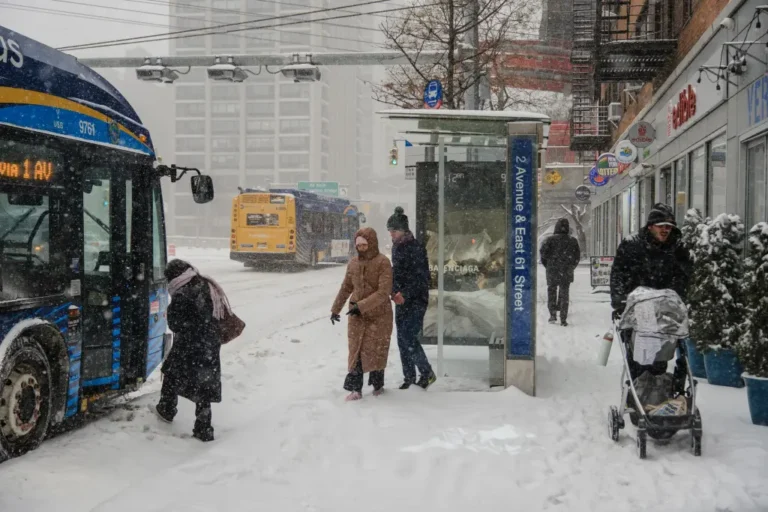 نیویارک طاقتور برفانی طوفان ’نورایسٹر‘کی زد میں ، اتوارکی شام سے برفباری شروع ہونے کا امکان