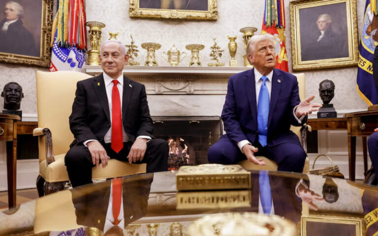 ٹرمپ اور نیتن یاہو کی ملاقات، ایران سے ڈیل کو ترجیح دینے پر زور