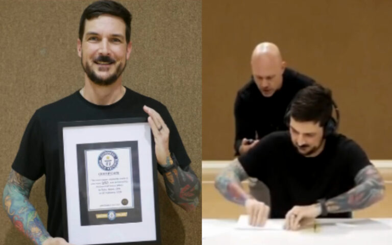 امریکی شہری نے صرف 1 گھنٹے میں 250 کاغذی جہاز بنا کر ریکارڈ بناڈالا