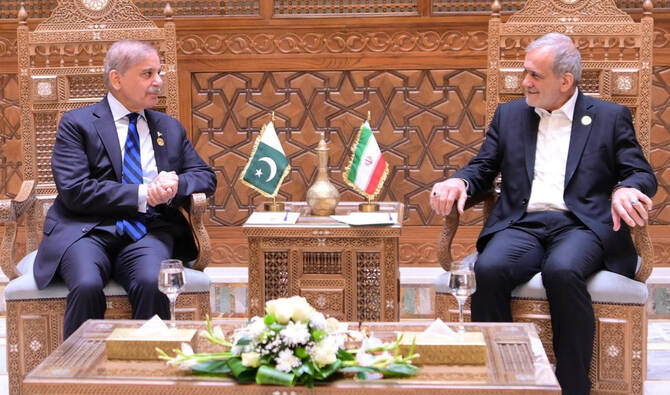 خطےکےممالک کےساتھ کسی تنازع میں پڑنے کا ارادہ نہیں، ایرانی صدرکی شہبازشریف سے گفتگو