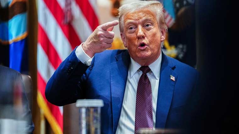 شیڈول سے بہت آگے جا رہے ہیں، علی لاریجانی کی شہادت کے بعد ٹرمپ کا بیان