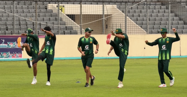 پاکستانی ٹیم کی ڈھاکہ میں ون ڈے سیریز سے قبل بھرپور پریکٹس