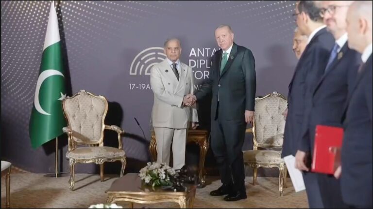 وزیراعظم اور ترک صدرکی ملاقات، اسٹریٹجک شراکت داری مزید مضبوط بنانے کا عزم