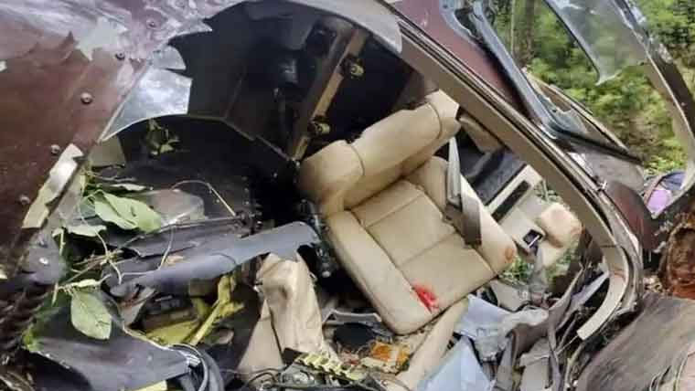 انڈونیشیا میں ہیلی کاپٹر گر کرتباہ، 8 افراد جاں بحق