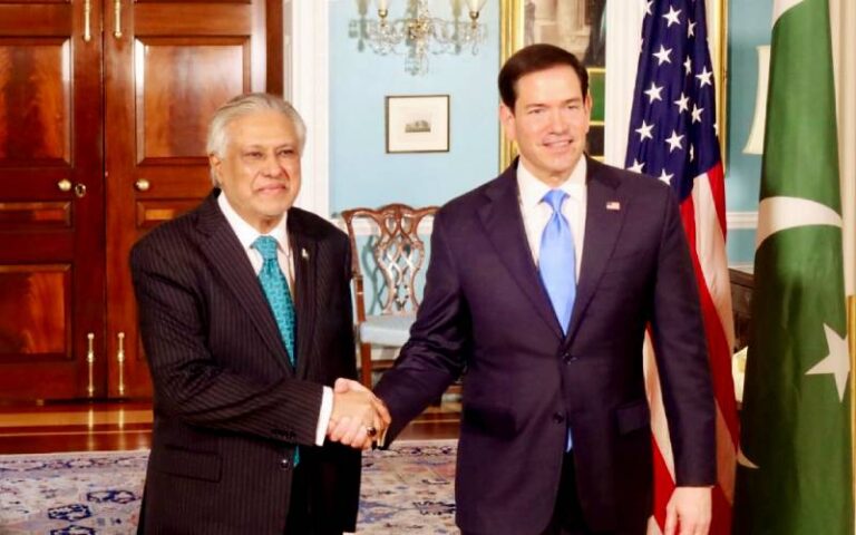 اسحاق ڈار اور مارکو روبیو کی واشنگٹن میں ملاقات، پاک امریکا تعاون مزید مضبوط بنانے پر اتفاق