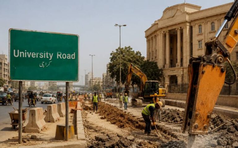 سندھ ہائیکورٹ کی یونیورسٹی روڈ پر ٹریفک بحال کرنے کیلئے 2 ماہ کی مہلت
