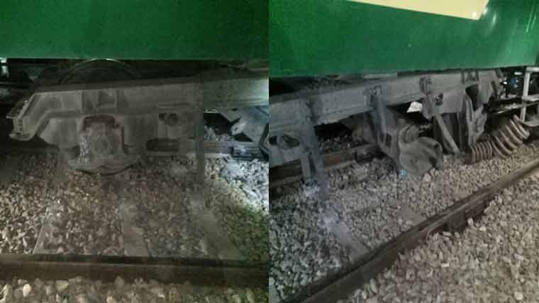 ملتان سے لاہور جانے والی موسیٰ پاک ٹرین حادثے کا شکار