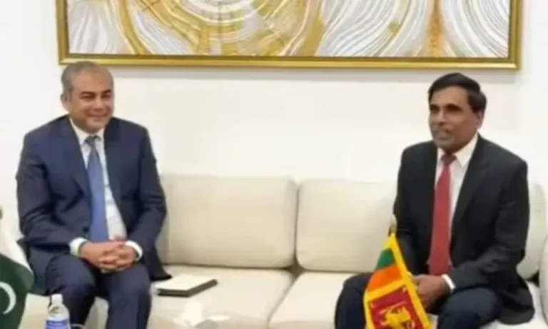 وفاقی وزیر داخلہ محسن نقوی کی سری لنکن ہم منصب سے ملاقات، انسداد منشیات اور پولیس ٹریننگ میں تعاون بڑھانے پر اتفاق