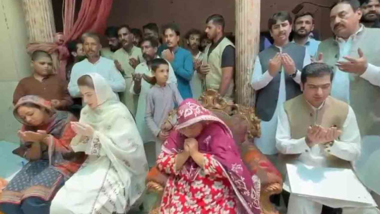 مریم نواز کی سانحہ کاہنہ کے متاثرہ خاندانوں سے ملاقات، امدادی چیکس دیئے