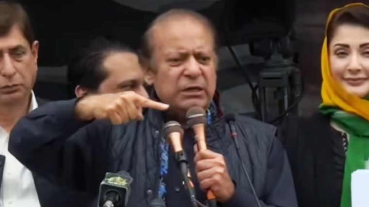 نواز شریف آج میرپور میں انتخابی جلسے سے خطاب کریں گے