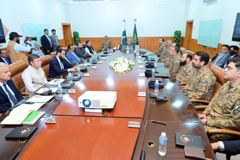 نیشنل ایکشن پلان کی ایپکس کمیٹی کا اجلاس، وزیراعظم اور فیلڈ مارشل عاصم منیر شریک