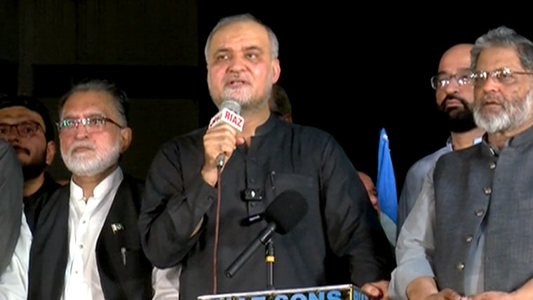 پٹرولیم لیوی واپس لینے تک حکومت کے خلاف دھرنا جاری رہے گا، حافظ نعیم
