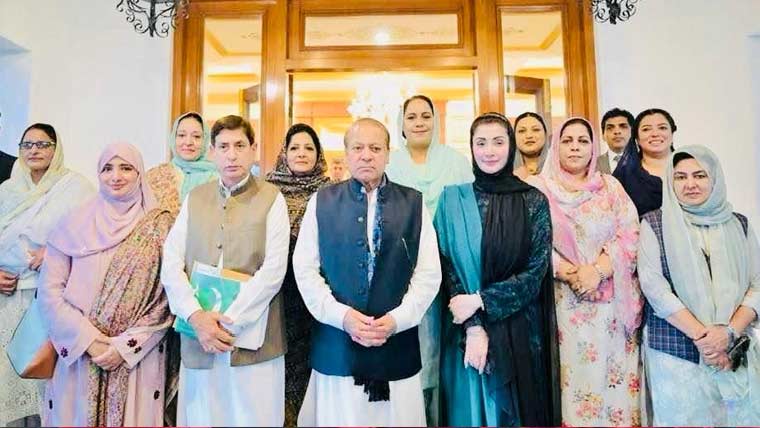 آزاد کشمیر کی مخصوص نشستیں، نواز شریف نے خواتین امیدواروں کے انٹرویوز مکمل کرلئے