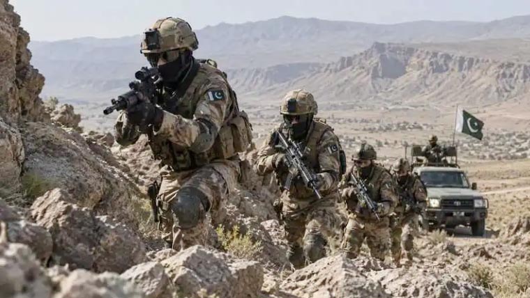 ضلع کرم میں پاک افغان سرحد پر دراندازی کی کوشش ناکام، 12 دہشتگرد ہلاک